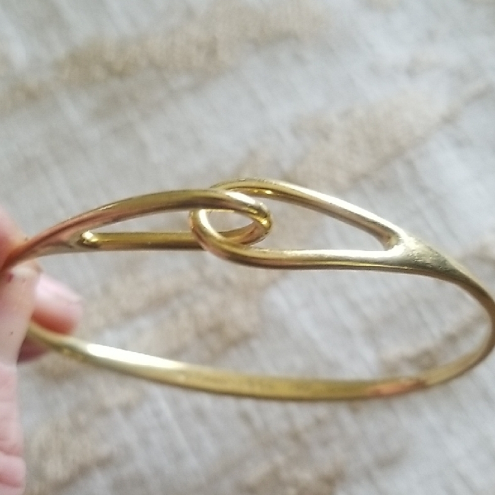 Vintage 18K YG Tiffany & Co. Eternity Bangle Bracelet! 21 GRAMS!